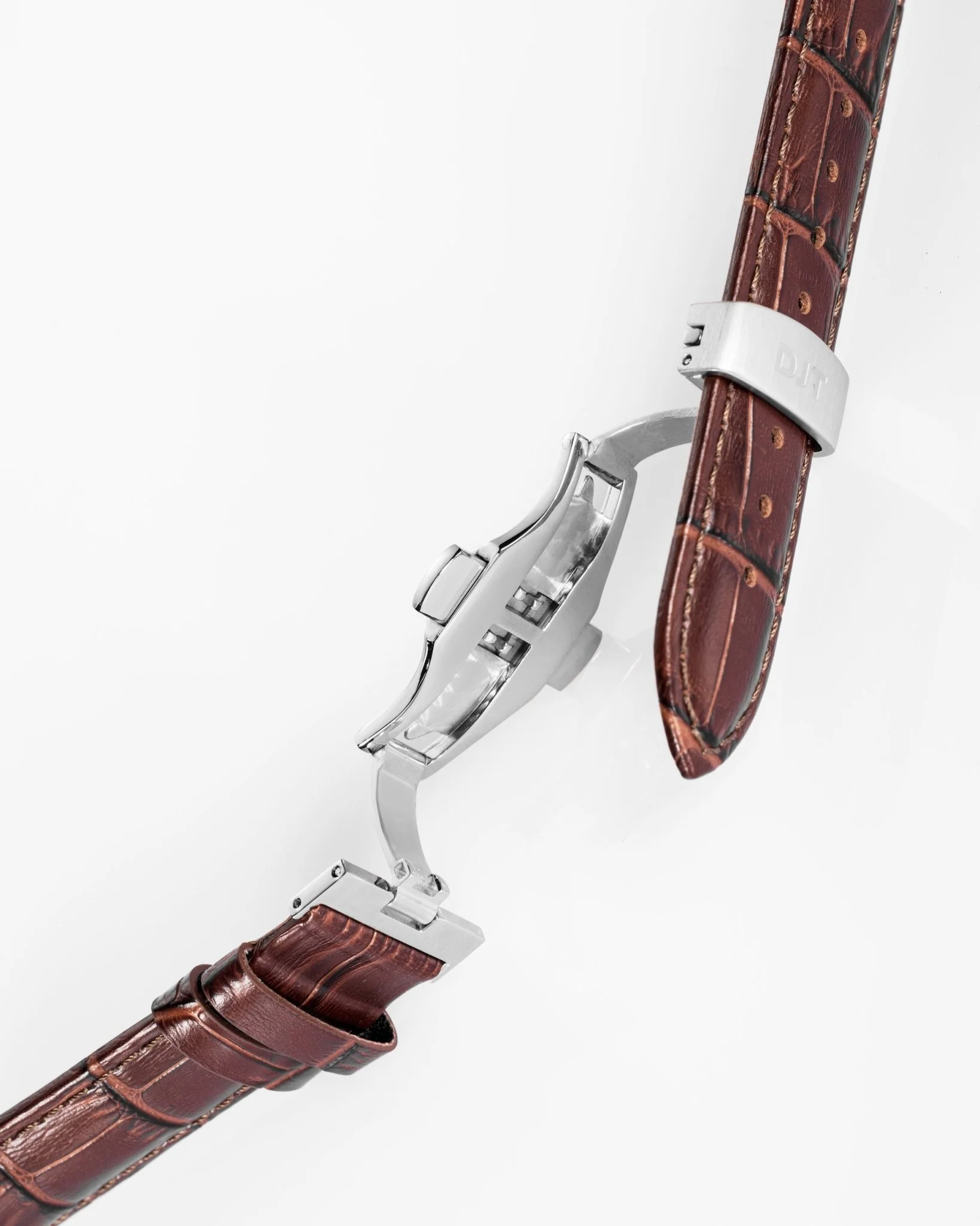 Fight Fight Fight Brown Leather Strap - Image 5
